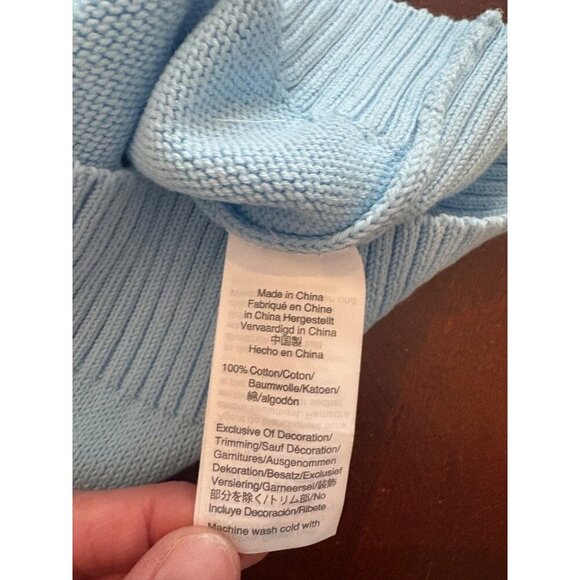 J. Crew Crewcuts NWT Blue Ruffled Shoulder Sweater Size 2 Toddler Spring Easte - Picture 6 of 7